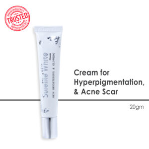 Surelite White | Skin Brightening Cream | Removes Scar | Melasma | Kojic Acid | Vitis Vinifera | 20gm