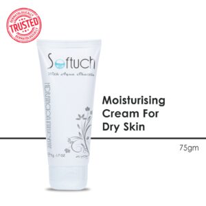Softuch | Moisturizing Body Cream | Nourishes | 24 Hour Hydrated Skin | Vitamin E | Glycerin | 75gm