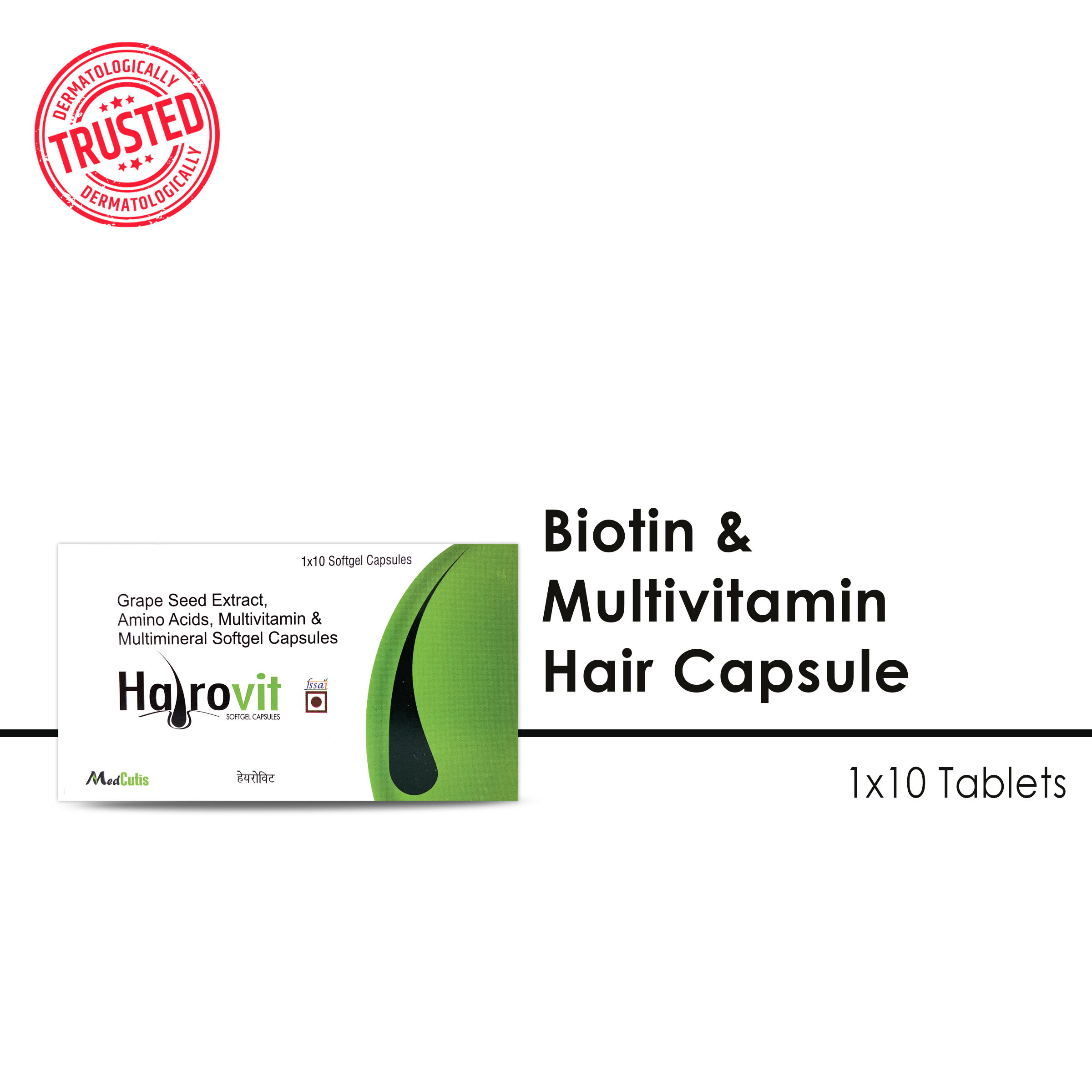 Hairovit Multivitamins & Multimineral Softgel Capsule
